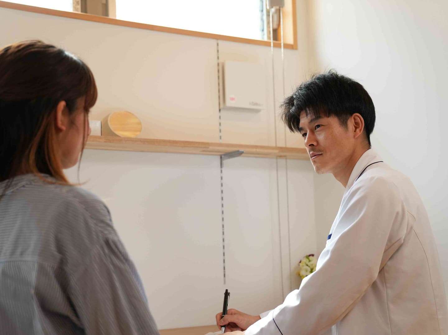 問診中
