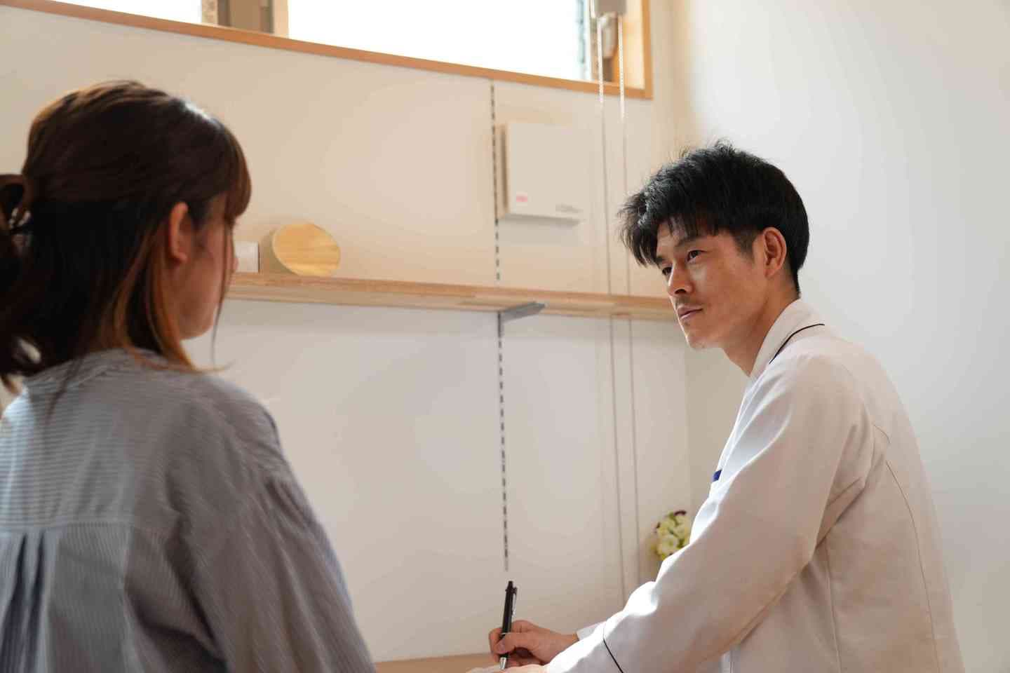 問診中